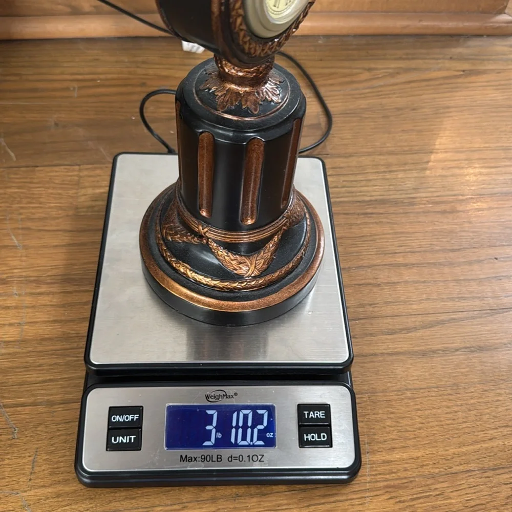Vintage Style Table Clock with Roman Numerals | Heavy